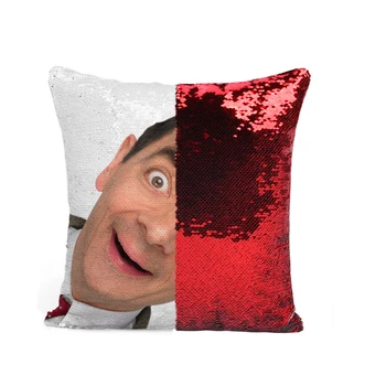 Mr Bean Rowan Atkinson china pagalvę | china Užvalkalas | Dviejų spalvų pagalvę | dovana jai | dovana jam | pagalvės | magic pillo